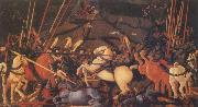 UCCELLO, Paolo The Battle of San Romano oil